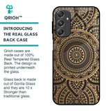 Luxury Mandala Glass Case for Samsung Galaxy M34 5G