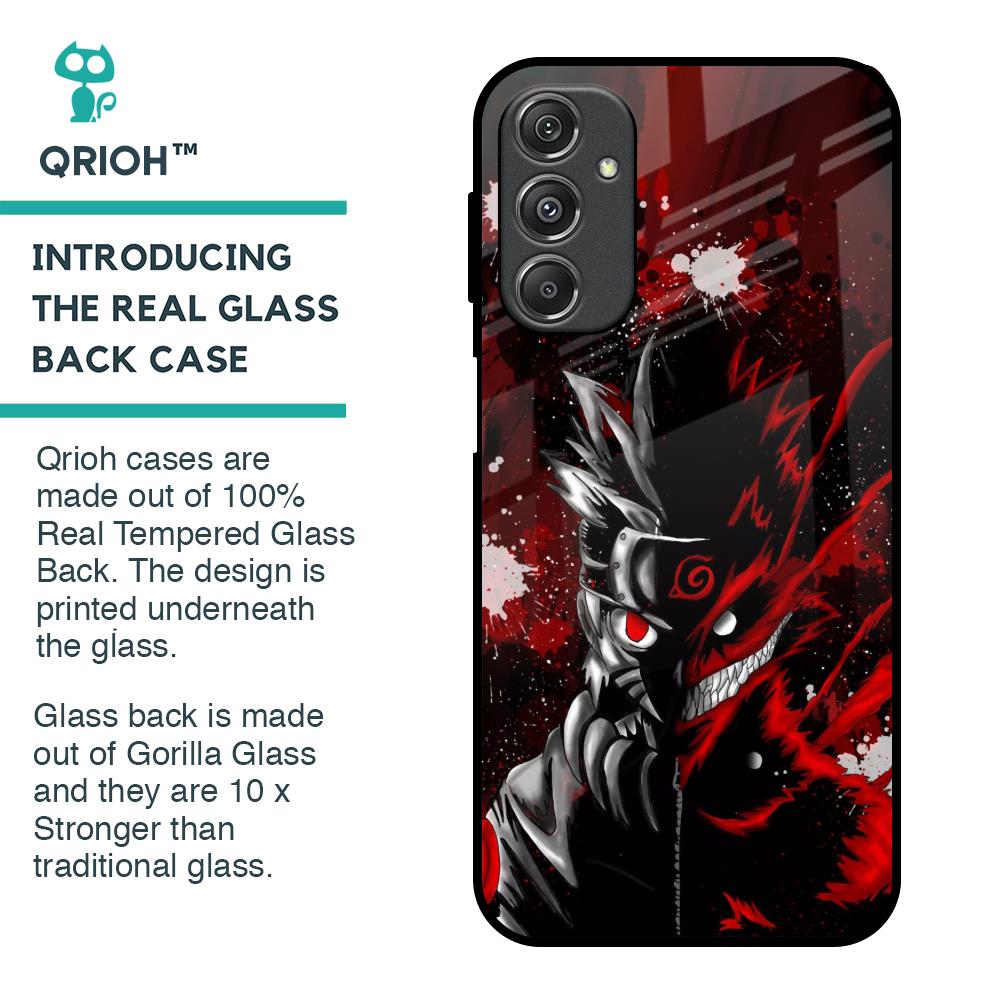 Dark Character Glass Case for Samsung Galaxy M34 5G