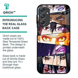 Anime Eyes Glass Case for Samsung Galaxy M34 5G