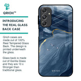 Deep Ocean Marble Glass Case for Samsung Galaxy M34 5G