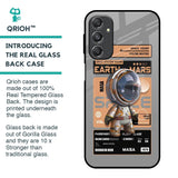 Space Ticket Glass Case for Samsung Galaxy M34 5G