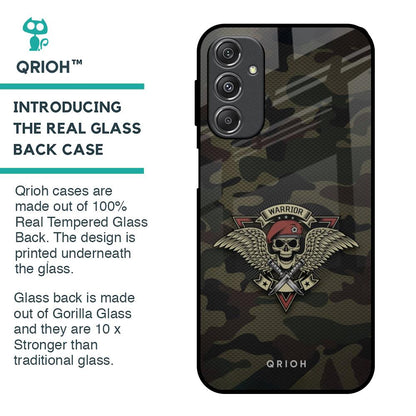 Army Warrior Glass Case for Samsung Galaxy M34 5G