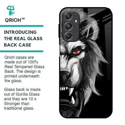 Wild Lion Glass Case for Samsung Galaxy M34 5G