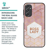 Boss Lady Glass Case for Samsung Galaxy M34 5G