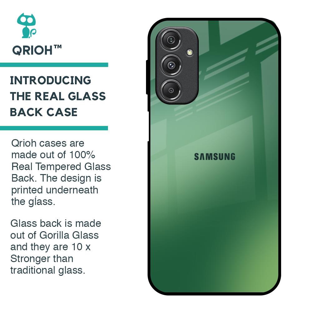 Green Grunge Texture Glass Case for Samsung Galaxy M34 5G