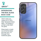 Blue Aura Glass Case for Samsung Galaxy M34 5G