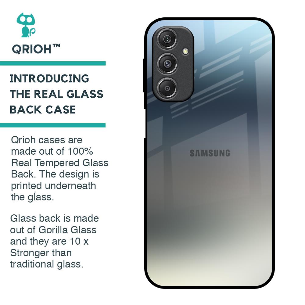 Tricolor Ombre Glass Case for Samsung Galaxy M34 5G
