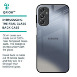 Space Grey Gradient Glass Case for Samsung Galaxy M34 5G