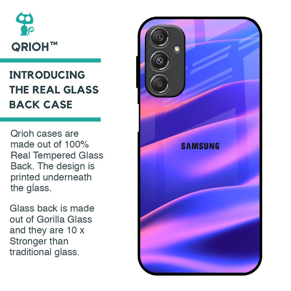 Colorful Dunes Glass Case for Samsung Galaxy M34 5G