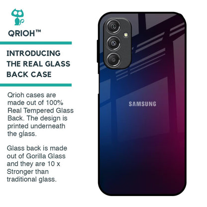 Mix Gradient Shade Glass Case For Samsung Galaxy M34 5G