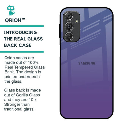 Indigo Pastel Glass Case For Samsung Galaxy M34 5G