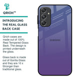 Indigo Pastel Glass Case For Samsung Galaxy M34 5G