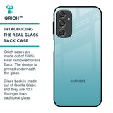 Arctic Blue Glass Case For Samsung Galaxy M34 5G