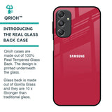 Solo Maroon Glass case for Samsung Galaxy M34 5G
