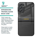 Grey Metallic Glass Case For Samsung Galaxy M34 5G