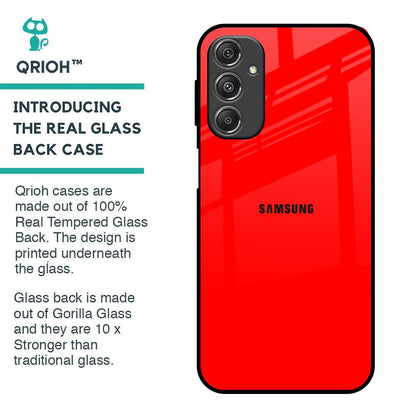 Blood Red Glass Case for Samsung Galaxy M34 5G