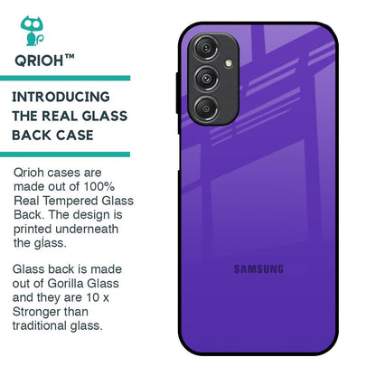 Amethyst Purple Glass Case for Samsung Galaxy M34 5G