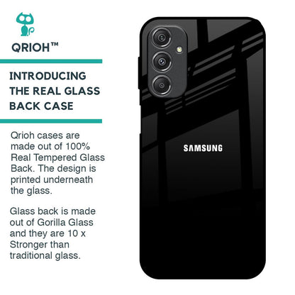 Jet Black Glass Case for Samsung Galaxy M34 5G