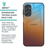 Rich Brown Glass Case for Samsung Galaxy M34 5G
