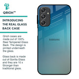 Sea Theme Gradient Glass Case for Samsung Galaxy M34 5G