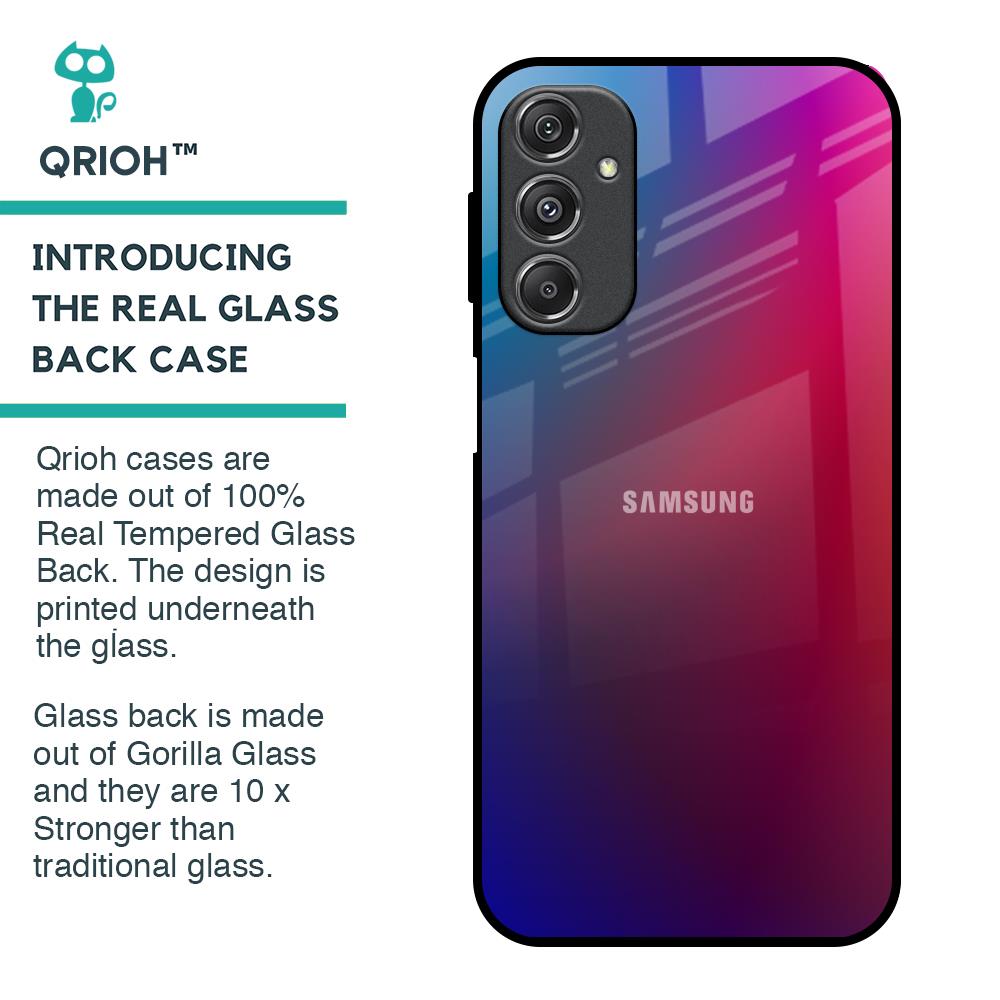 Magical Color Shade Glass Case for Samsung Galaxy M34 5G