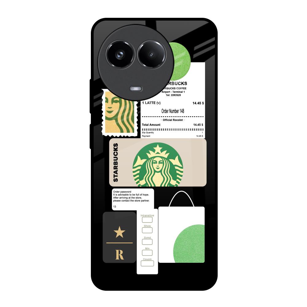 Coffee Latte Realme 11 5G Glass Back Cover Online