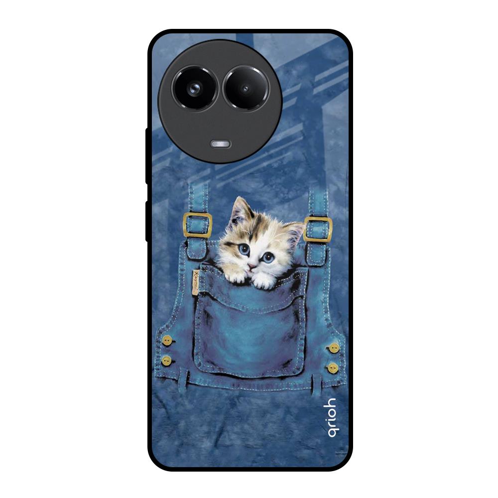 Kitty In Pocket Realme 11 5G Glass Back Cover Online