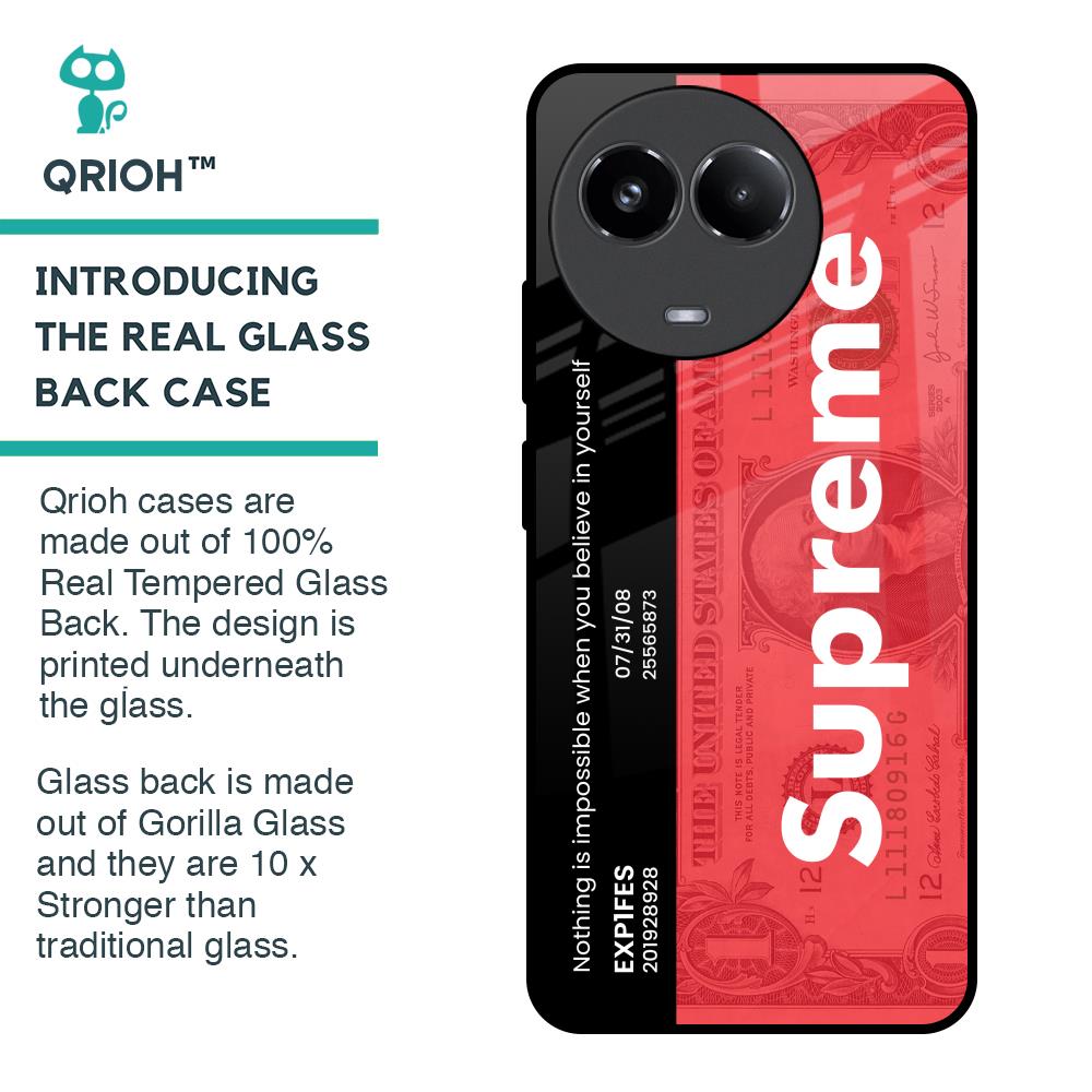 Supreme Ticket Glass Case for Realme 11 5G