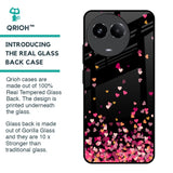 Heart Rain Fall Glass Case For Realme 11 5G