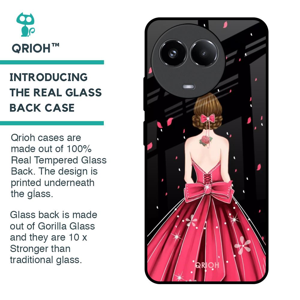 Fashion Princess Glass Case for Realme 11 5G
