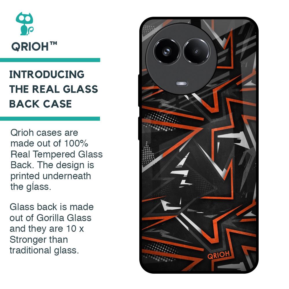 Vector Art Glass Case for Realme 11 5G