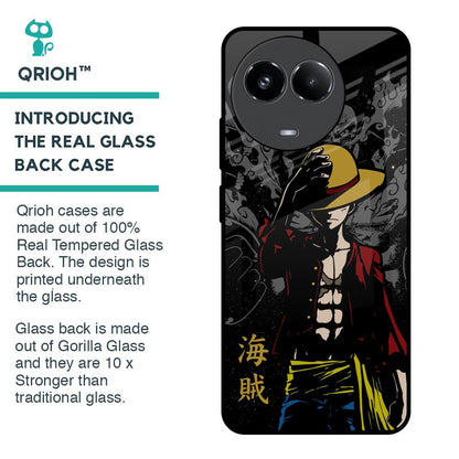 Dark Luffy Glass Case for Realme 11 5G
