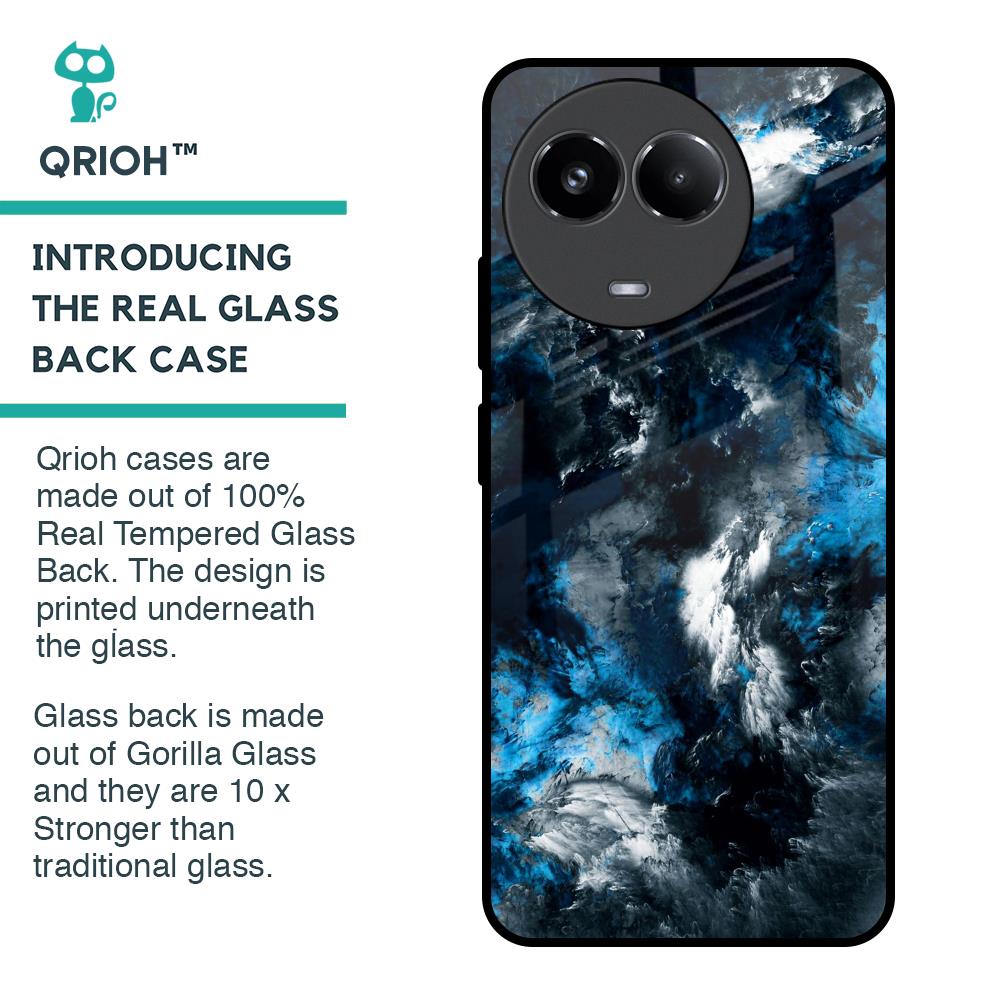 Cloudy Dust Glass Case for Realme 11 5G