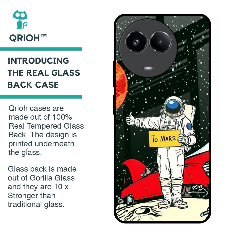 Astronaut on Mars Glass Case for Realme 11 5G