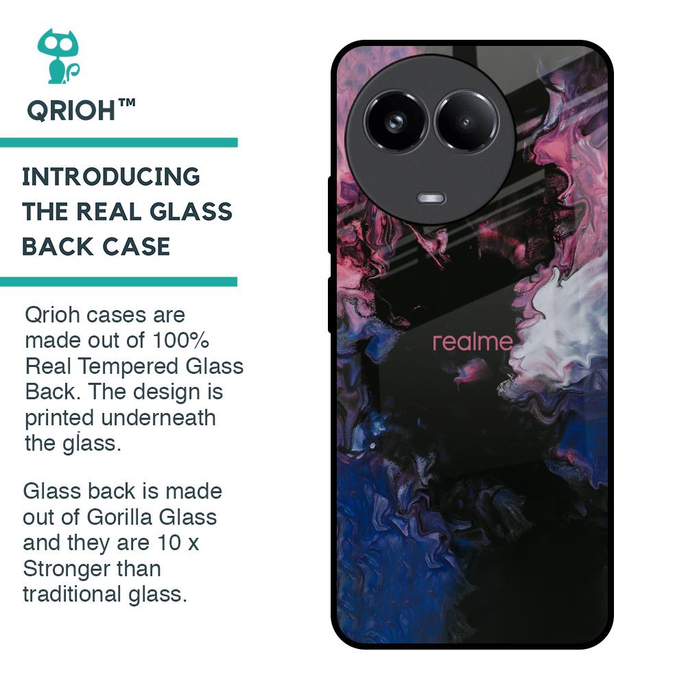 Smudge Brush Glass case for Realme 11 5G