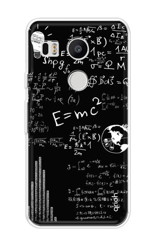 Equation Doodle Nexus 5x Back Cover