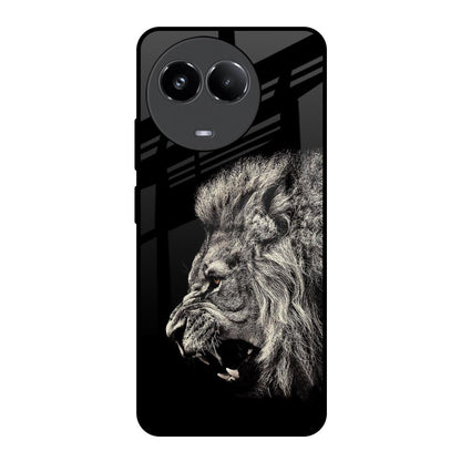 Brave Lion Realme 11x 5G Glass Back Cover Online