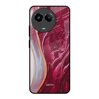 Crimson Ruby Realme 11x 5G Glass Back Cover Online