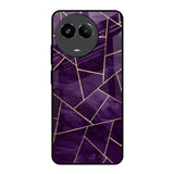 Geometric Purple Realme 11x 5G Glass Back Cover Online