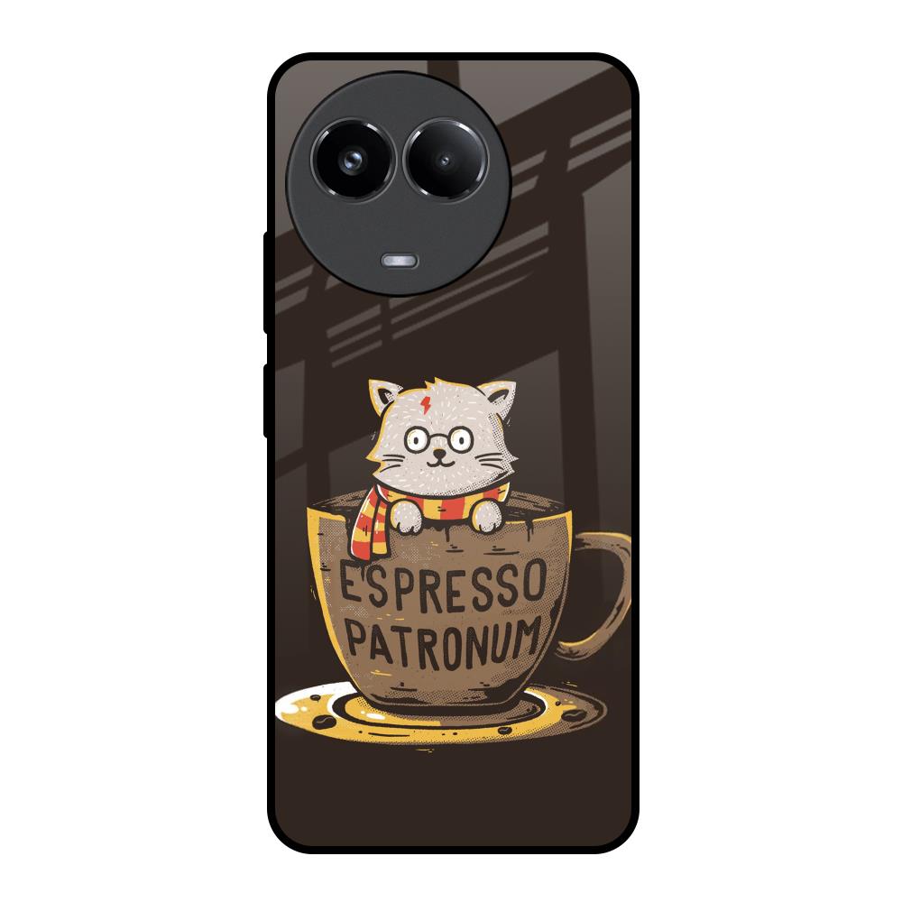 Tea With Kitty Realme 11x 5G Glass Back Cover Online