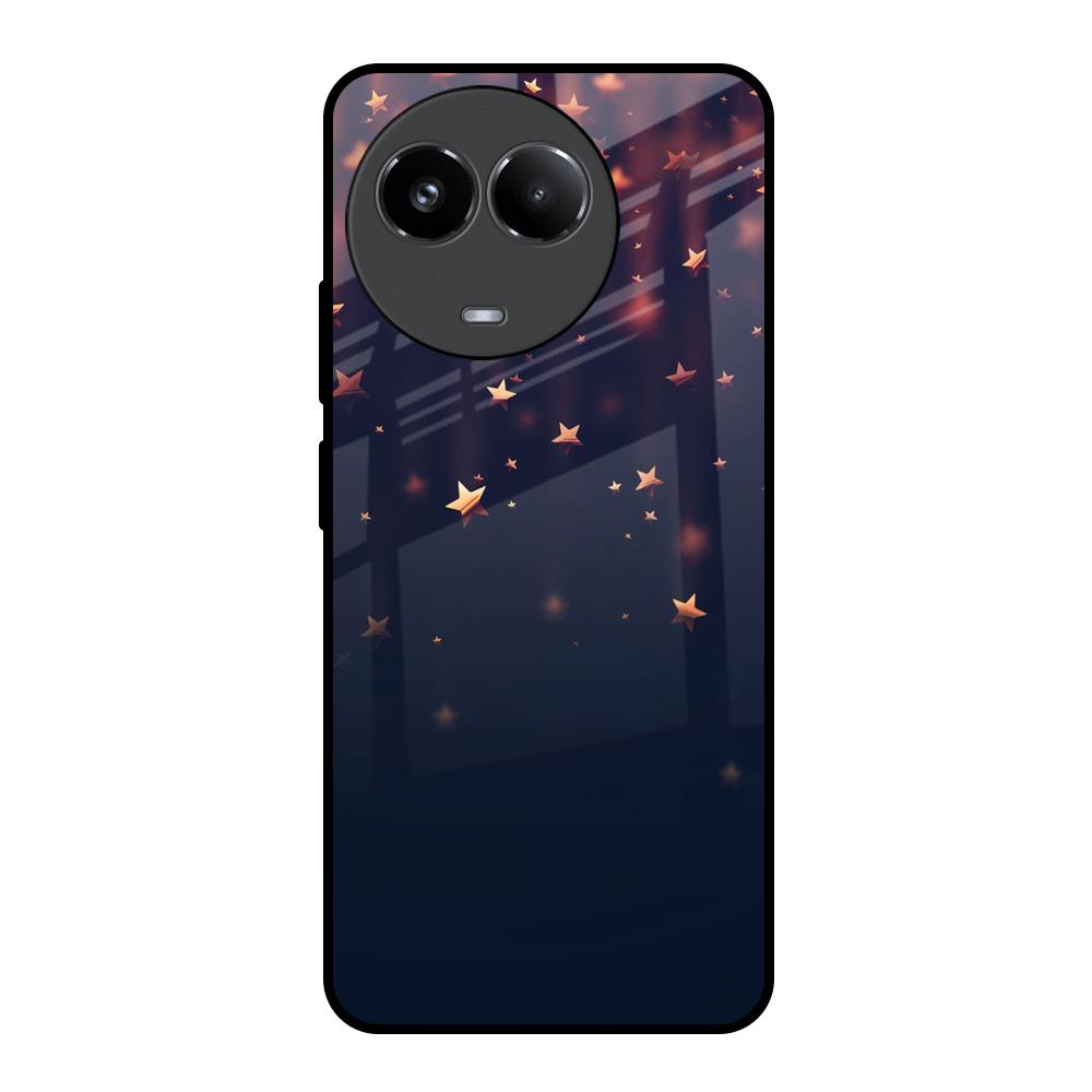 Falling Stars Realme 11x 5G Glass Back Cover Online