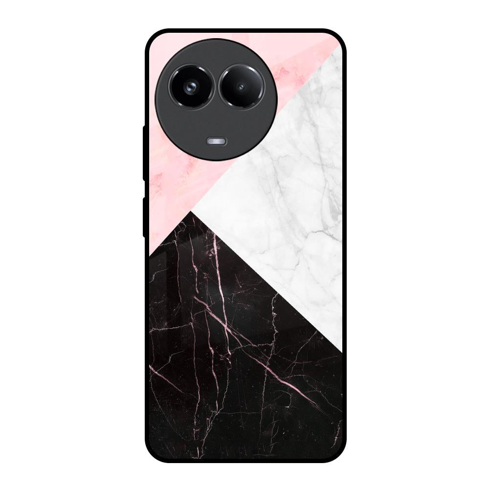 Marble Collage Art Realme 11x 5G Glass Back Cover Online
