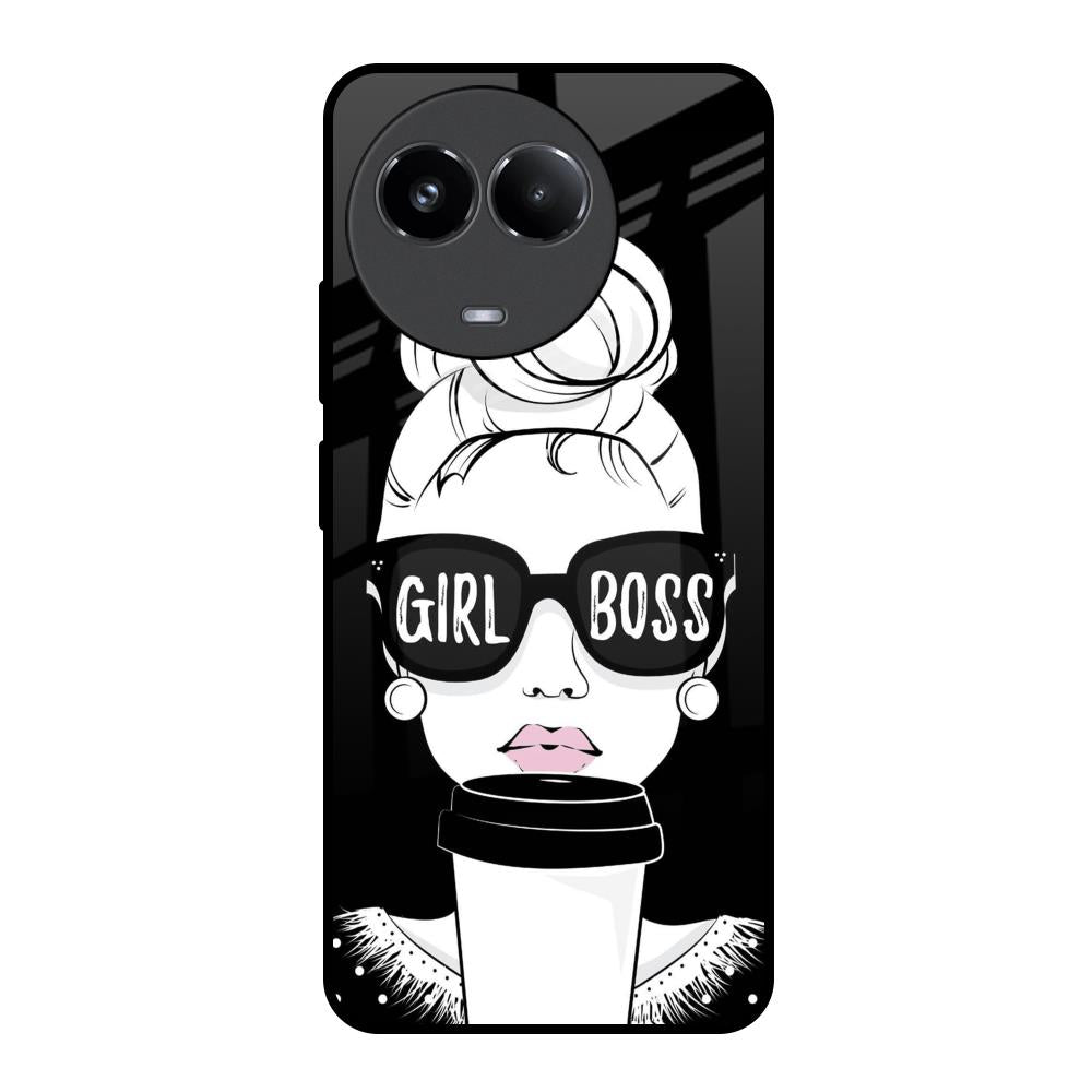 Girl Boss Realme 11x 5G Glass Back Cover Online
