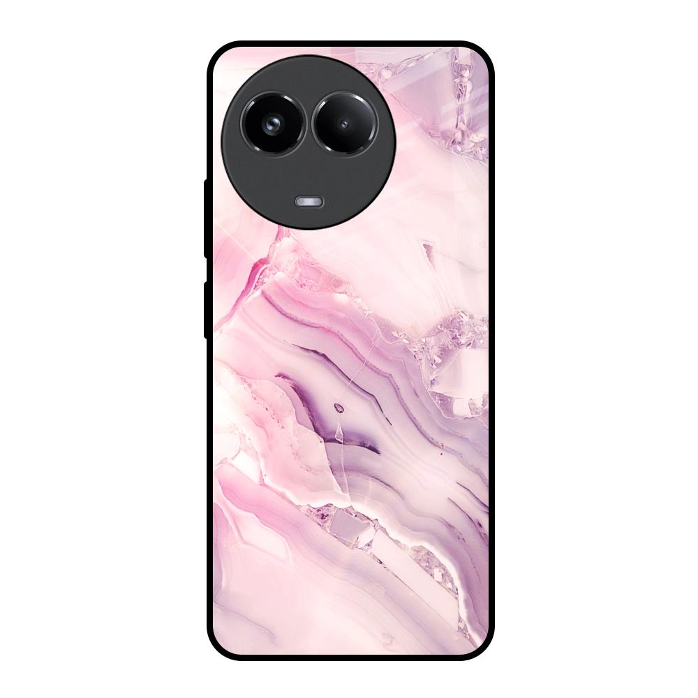 Diamond Pink Gradient Realme 11x 5G Glass Back Cover Online