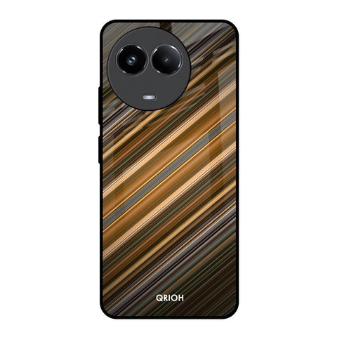 Diagonal Slash Pattern Realme 11x 5G Glass Back Cover Online