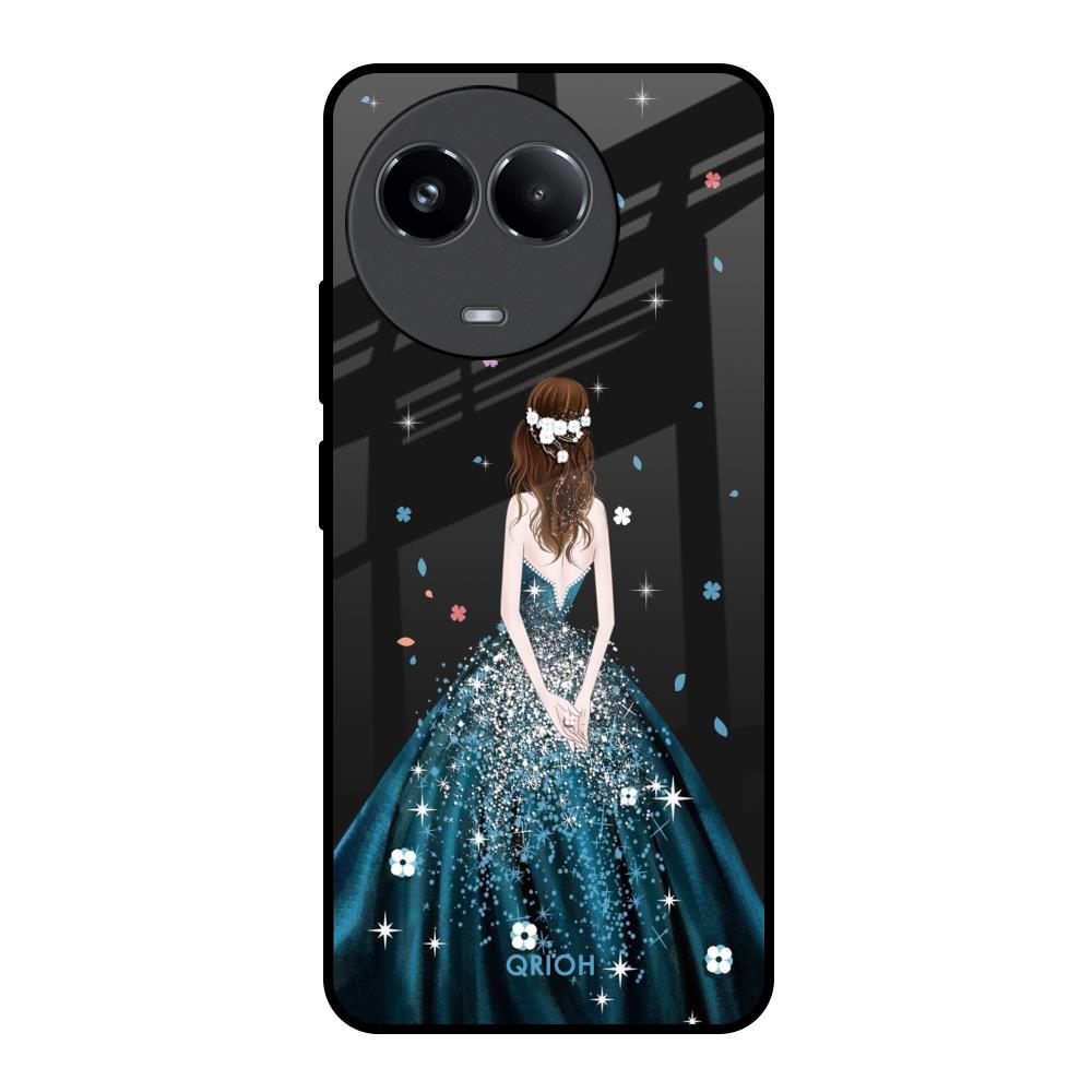 Queen Of Fashion Realme 11x 5G Glass Back Cover Online