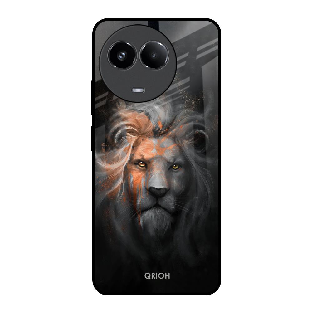 Devil Lion Realme 11x 5G Glass Back Cover Online