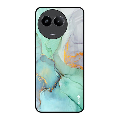 Green Marble Realme 11x 5G Glass Back Cover Online