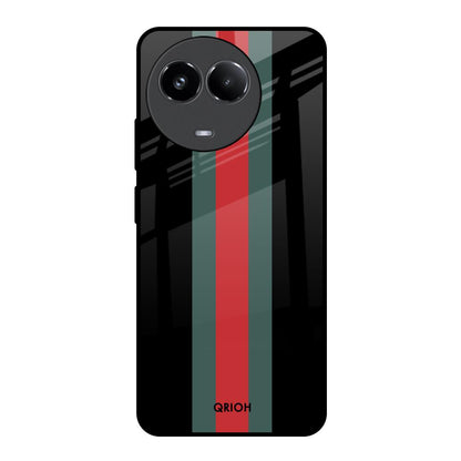 Vertical Stripes Realme 11x 5G Glass Back Cover Online