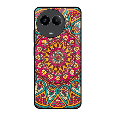 Elegant Mandala Realme 11x 5G Glass Back Cover Online